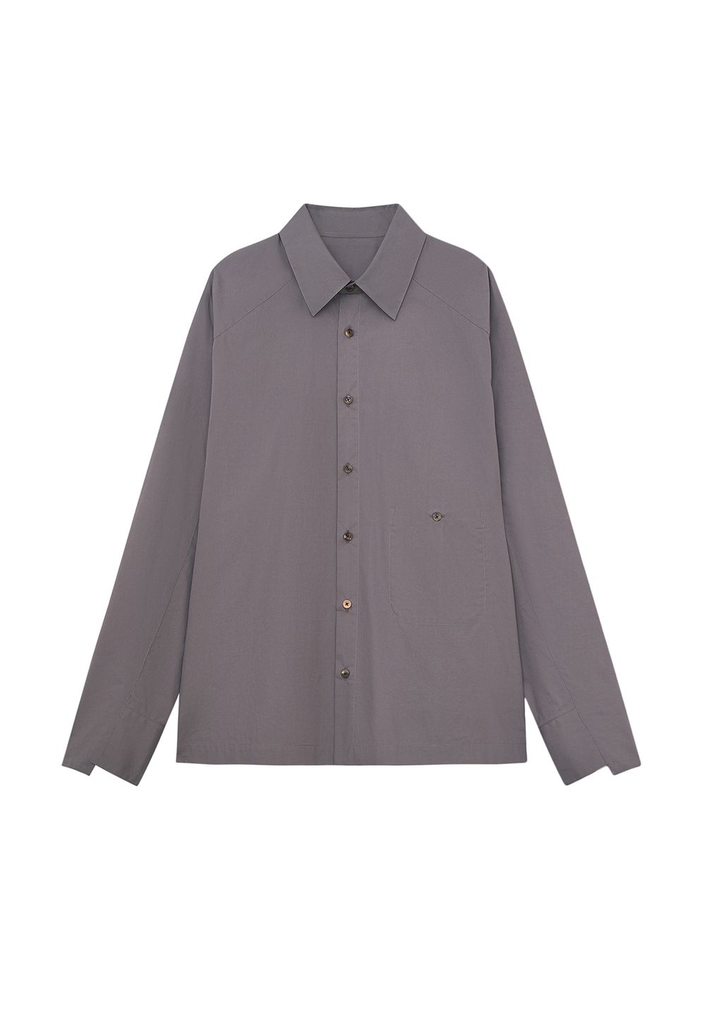 Рубашка с длинными рукавами Raglan Overshirt Charcoal