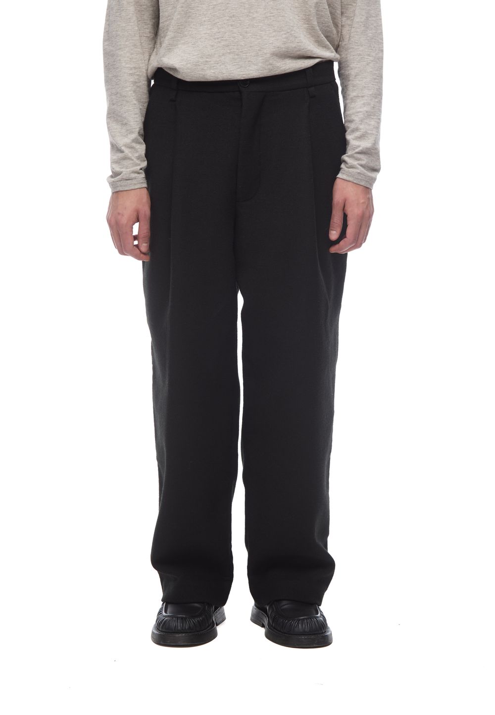 Брюки Black Wool Trousers