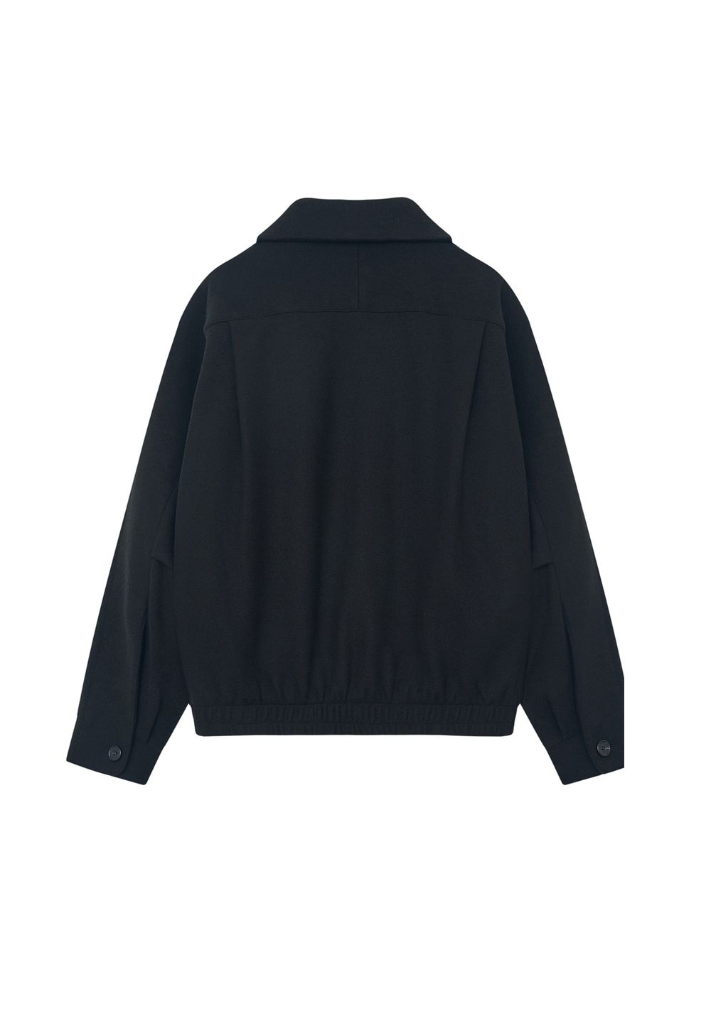 Бомбер из шерсти Black Wool Motor JACKET