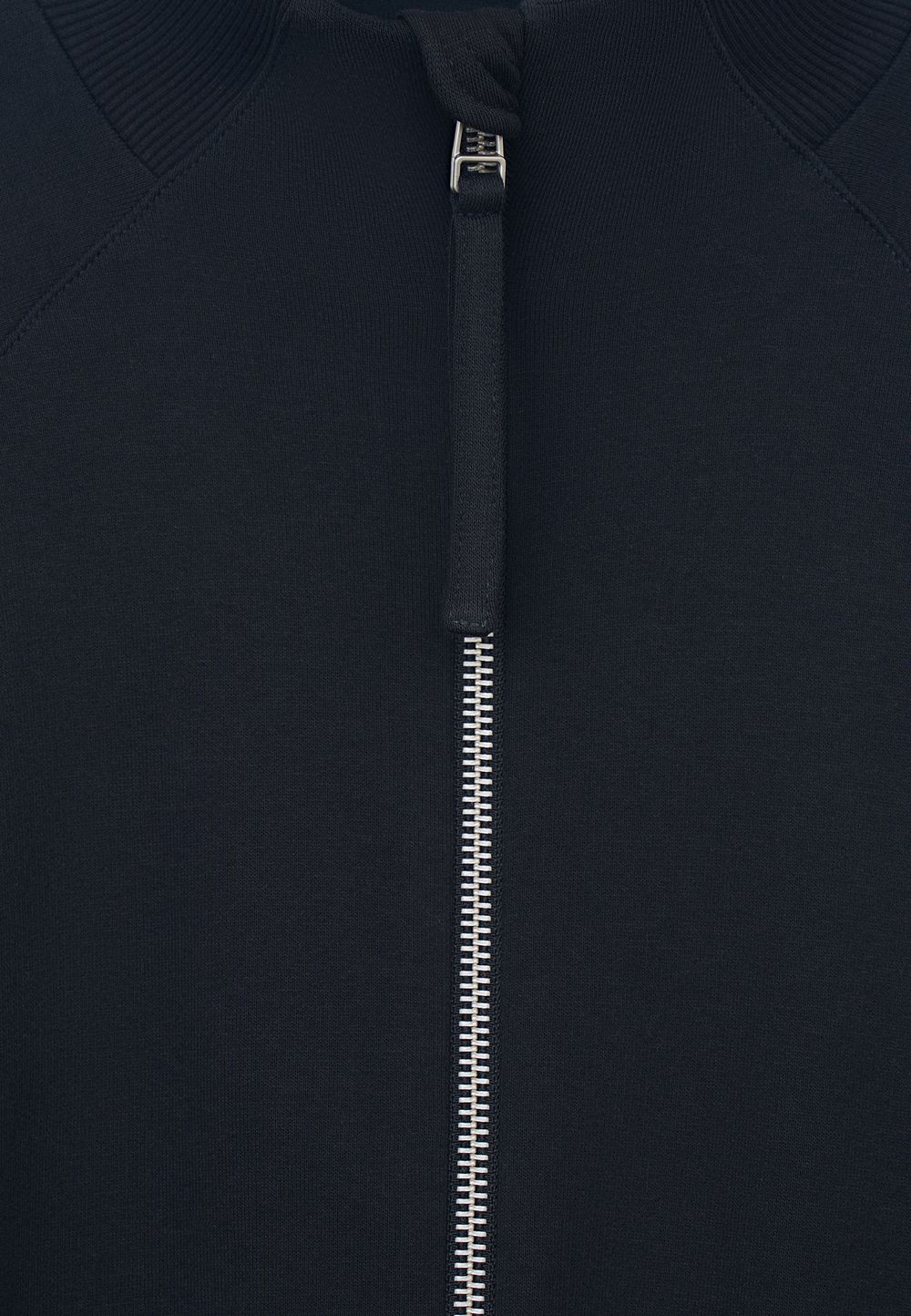 Бомбер на молнии «Offret» Black Cotton Double Zip