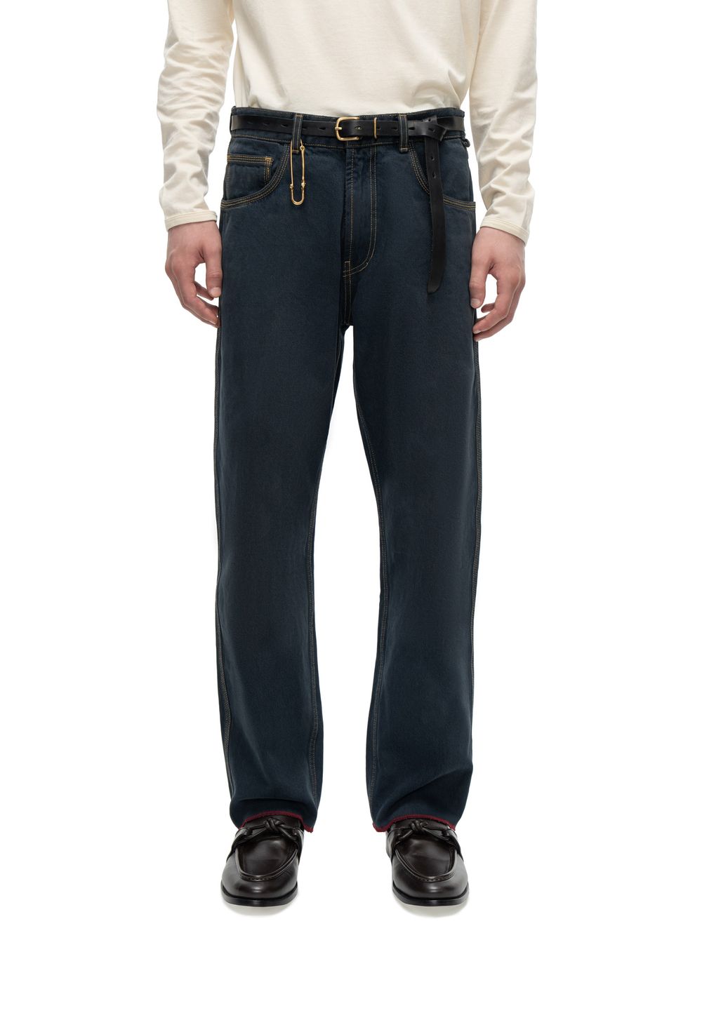 Джинсы Navy Muted (тёмно-синие приглушённые)