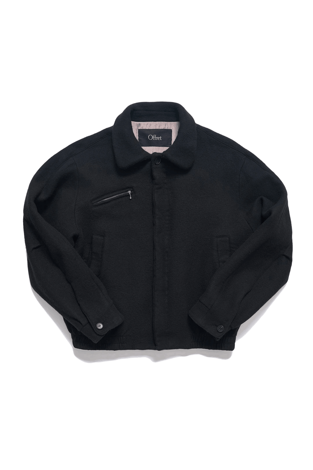 Бомбер Black Boiled Jacket