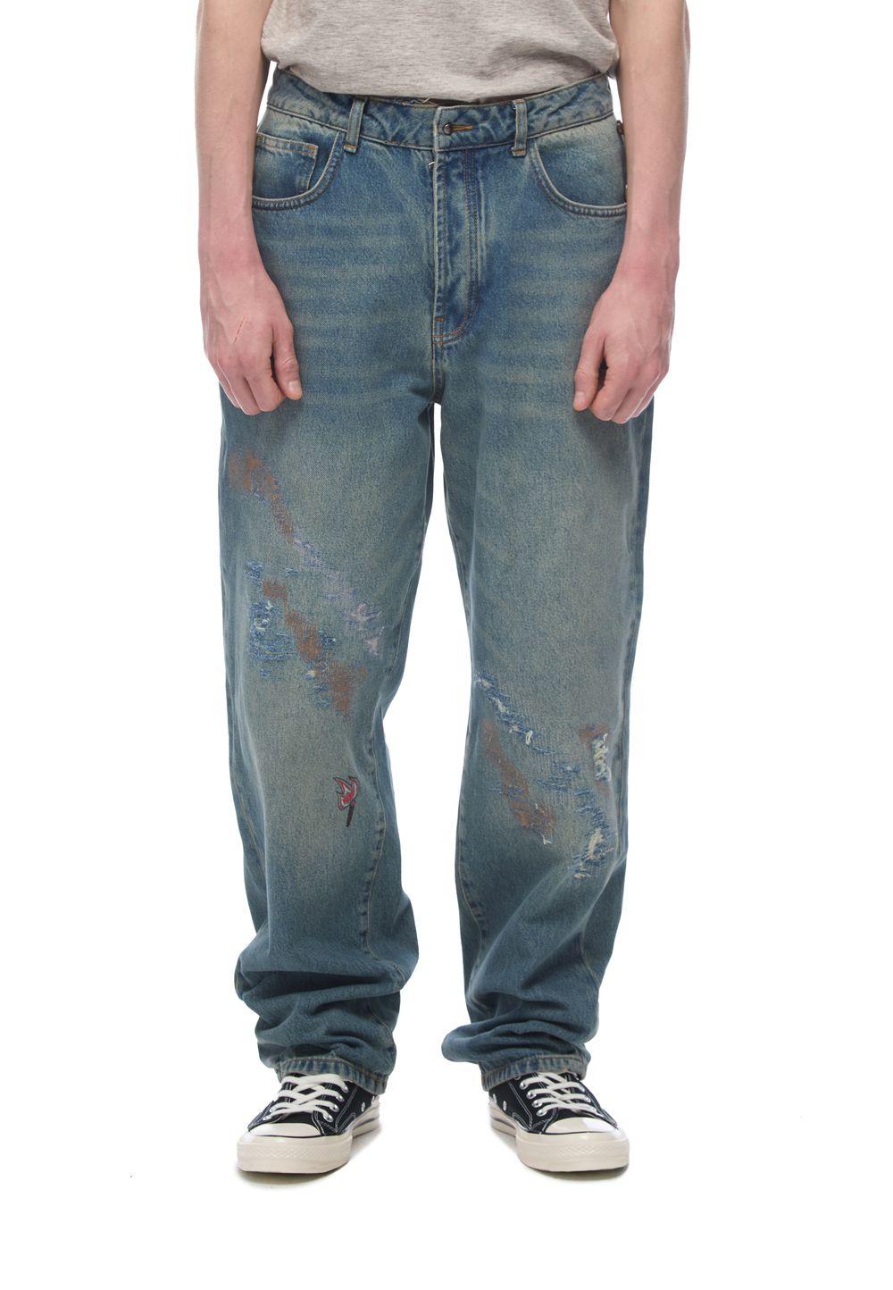 Джинсы Embroidery Dirty Jeans Atelier 1