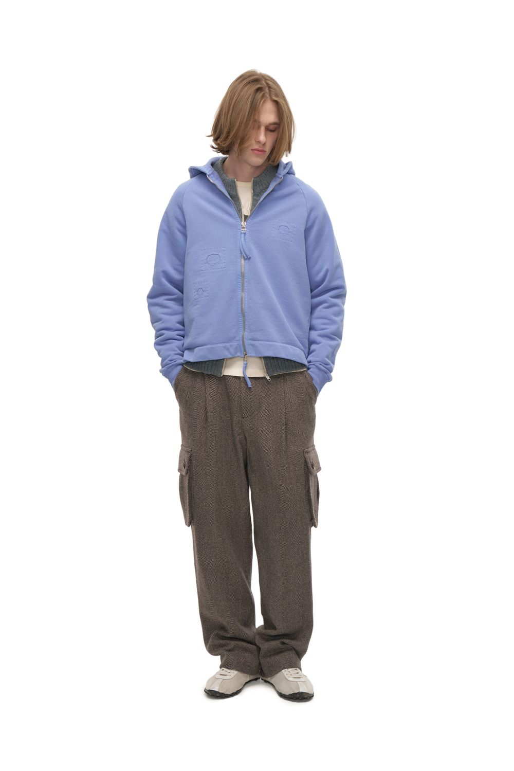 Худи на молнии Mechanic Lavender (Механик лавандовый)