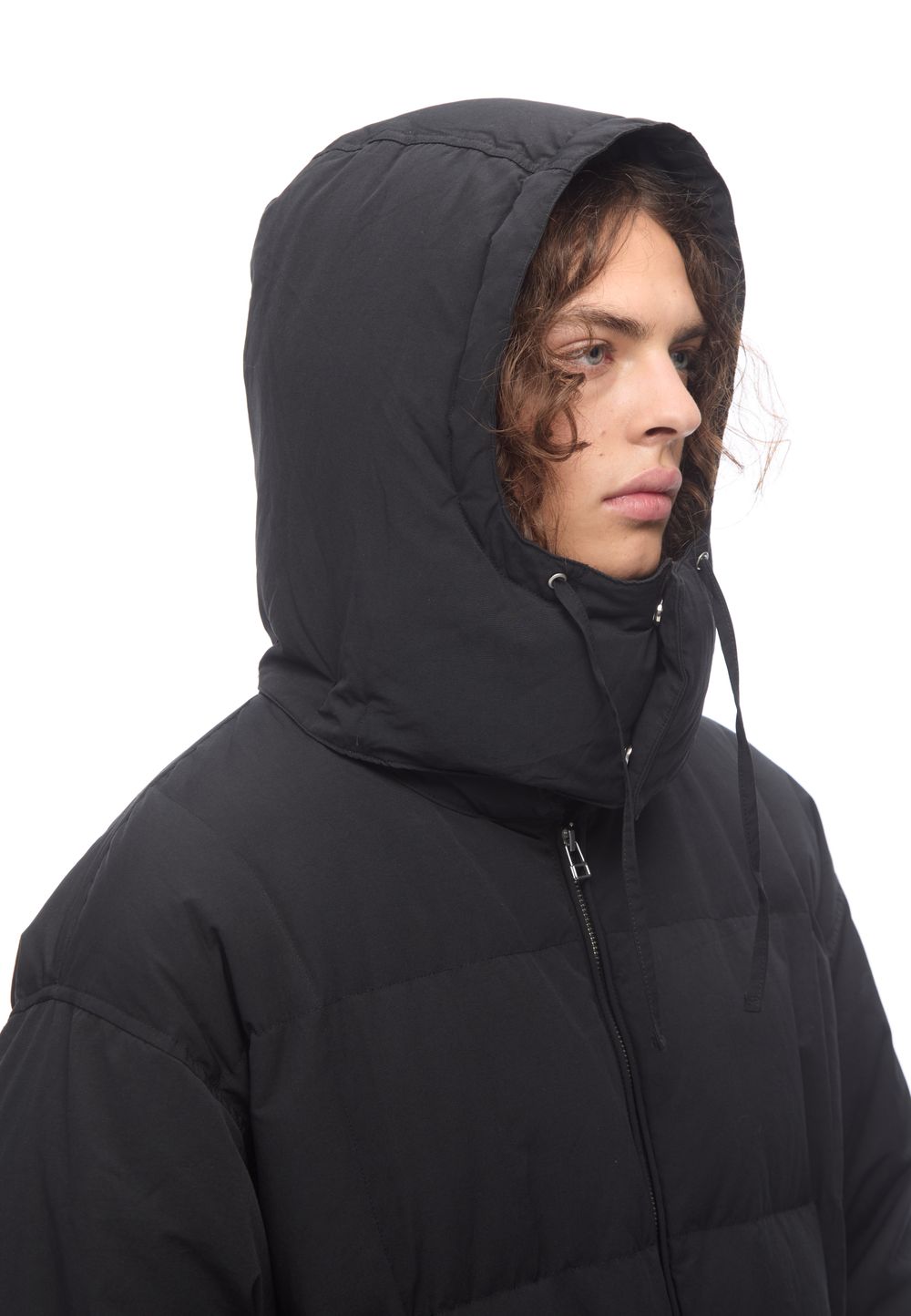Пуховая парка Black Down Coat