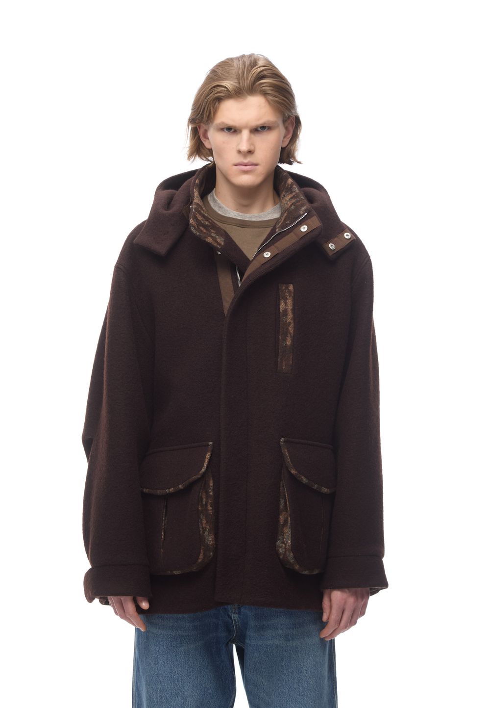 Парка Wool Parka with Camouflage