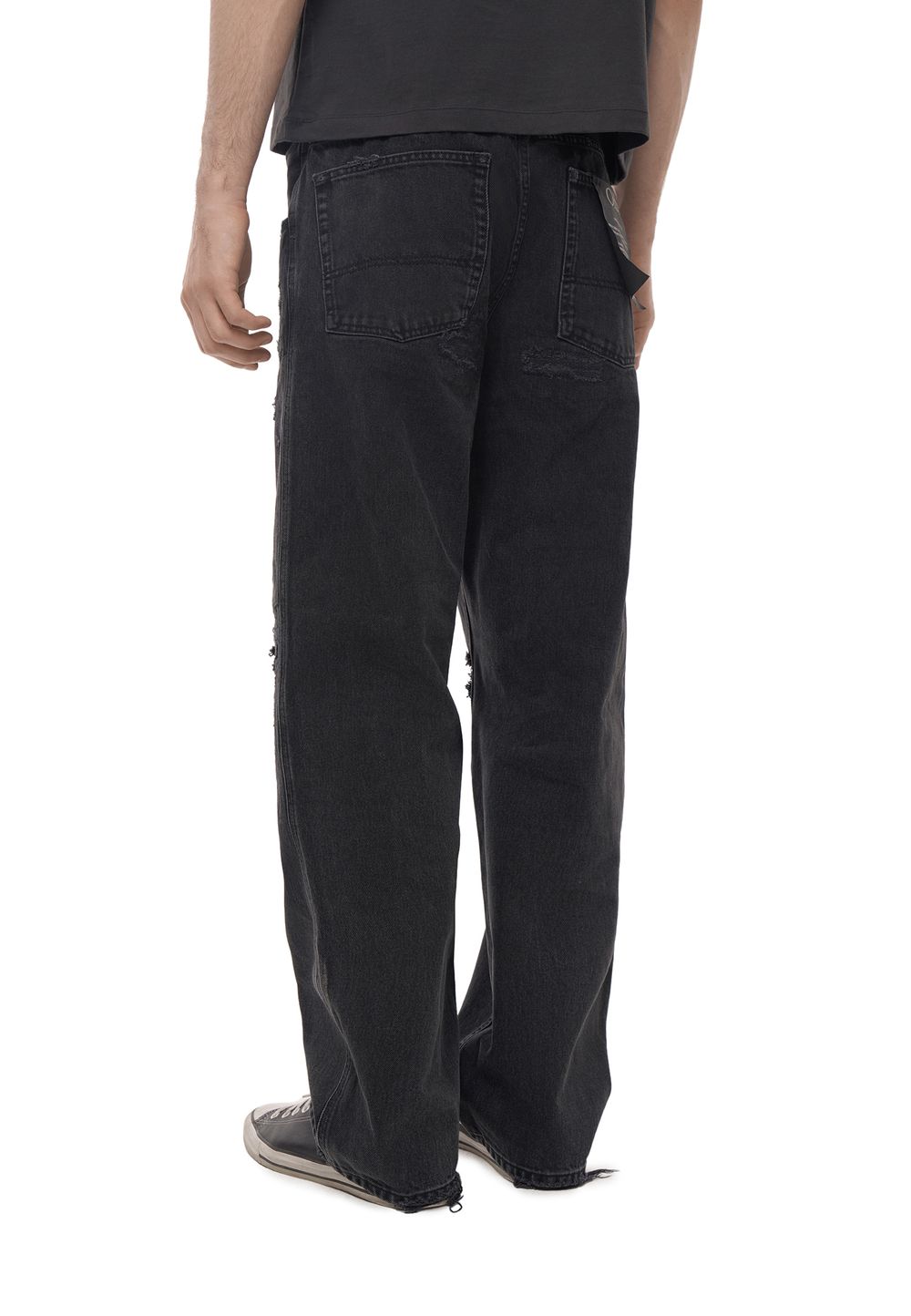 Джинсы Embroidery Loose Black Jeans Atelier