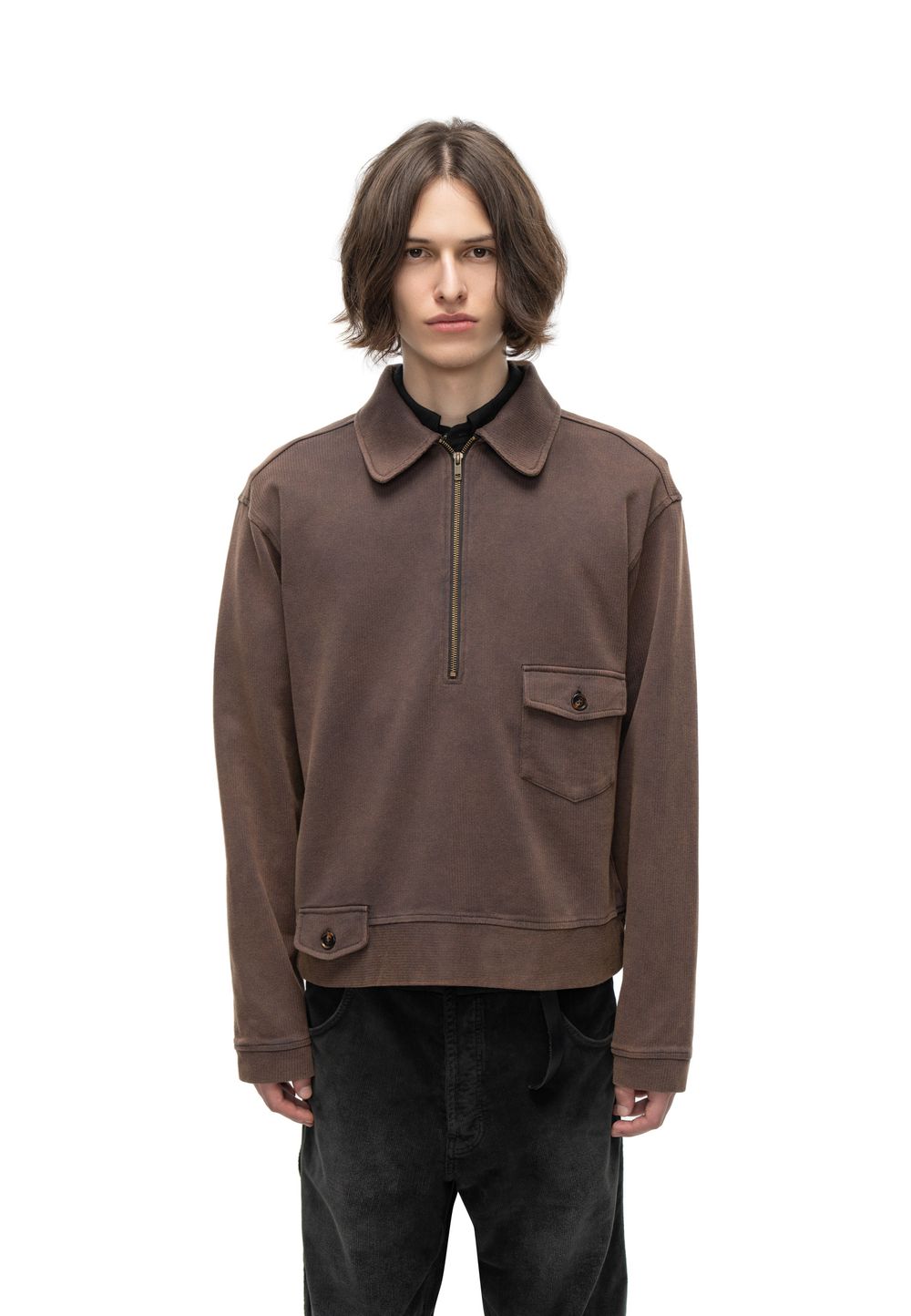 Свитшот Retro Zip Sweatshirt (ретро на молнии)