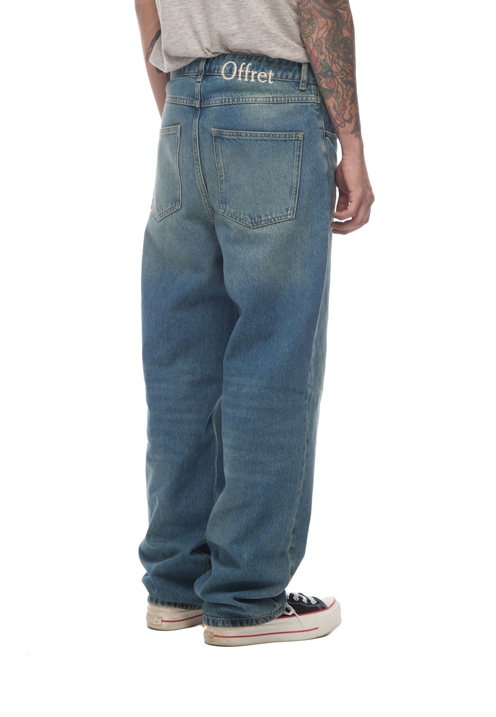 Джинсы Embroidery Dirty Jeans