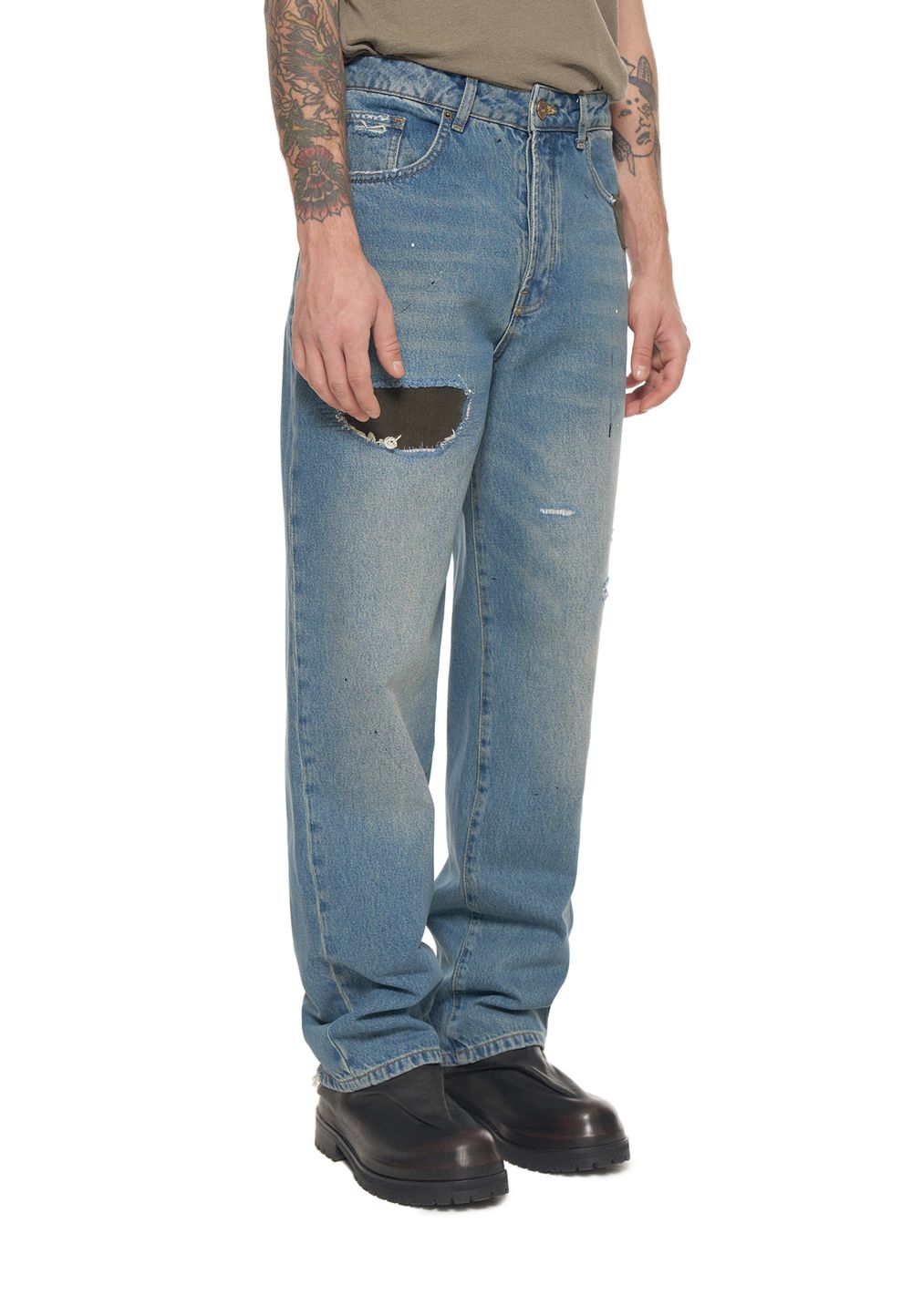 Джинсы Embroidery Dirty Jeans Atelier 3