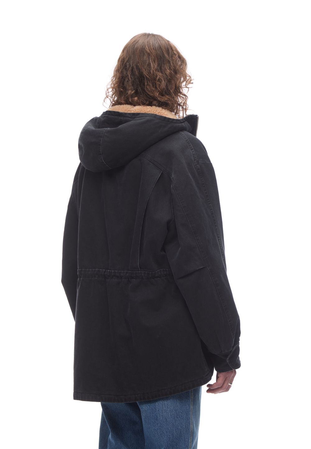 Парка из денима Carbon Cotton Denim Parka