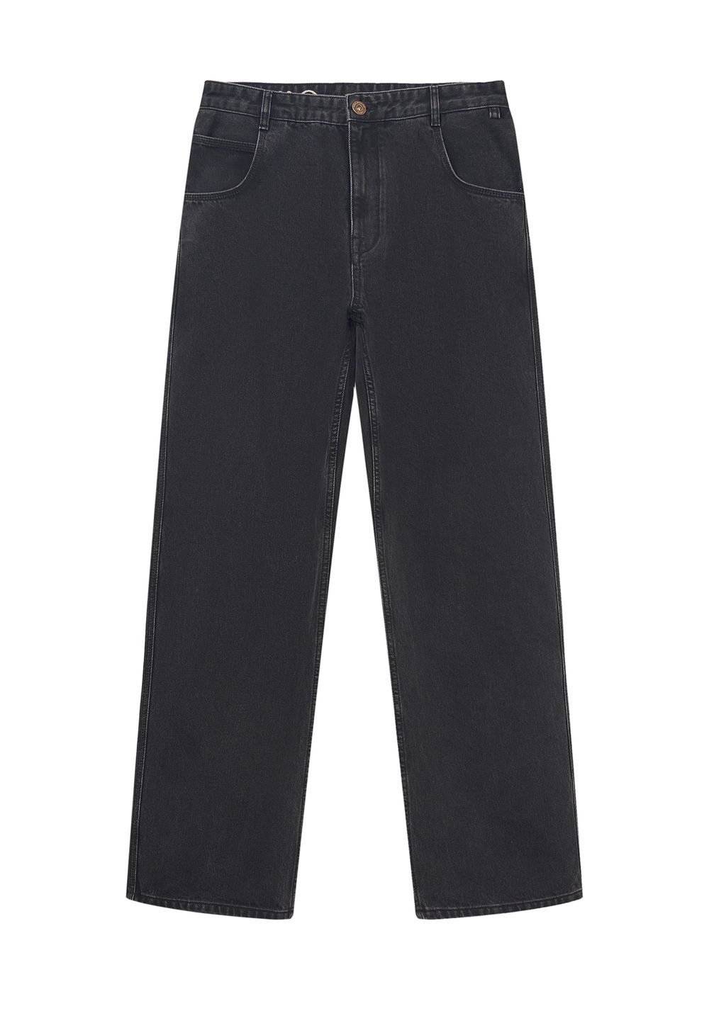 Джинсы Embroidery Loose Black Jeans