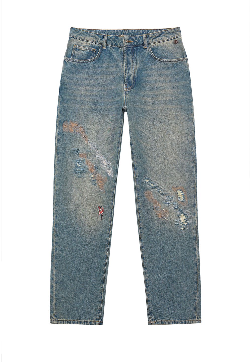 Джинсы Embroidery Dirty Jeans Atelier 1