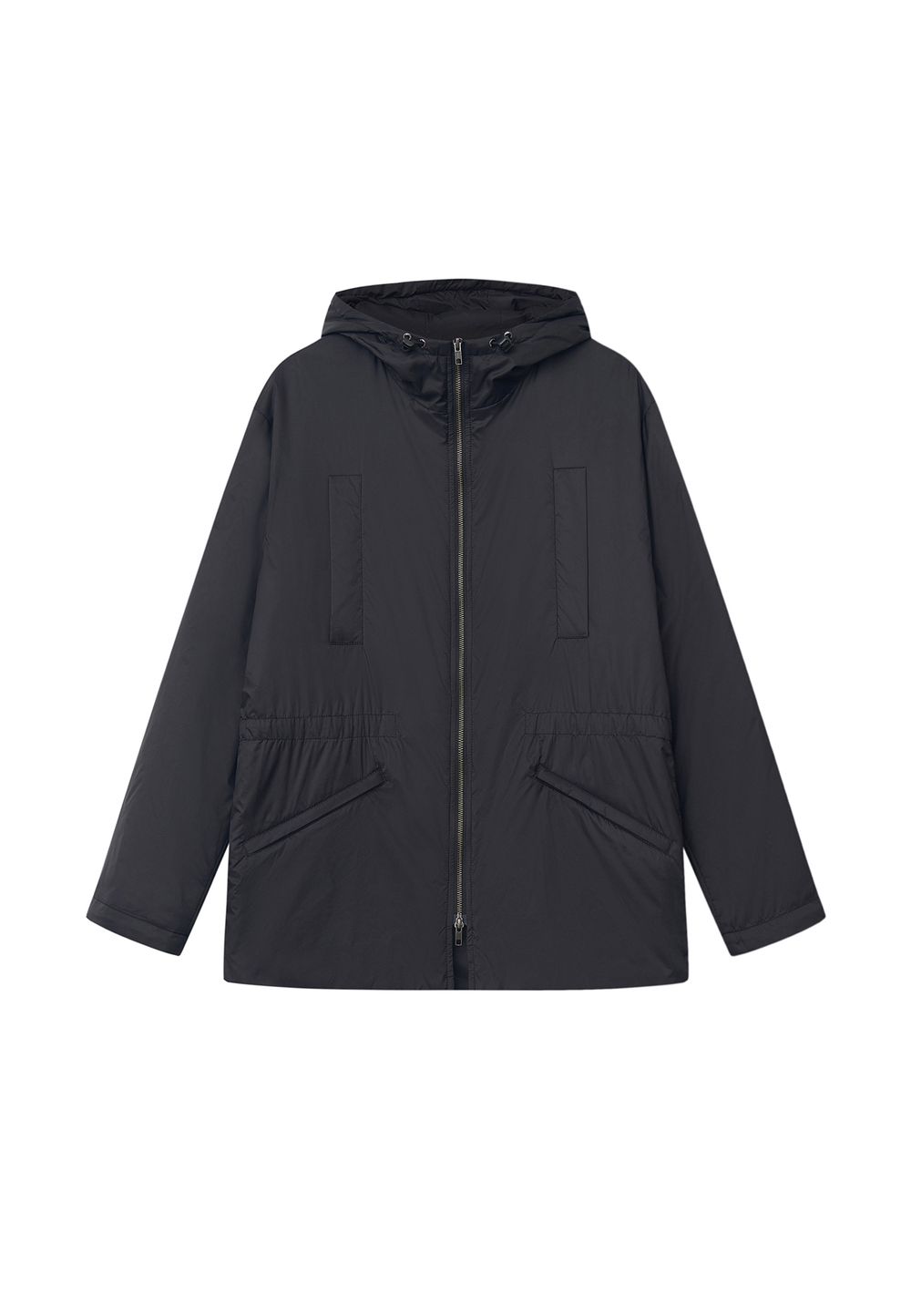 Парка с синтепоном Black Travel Coat