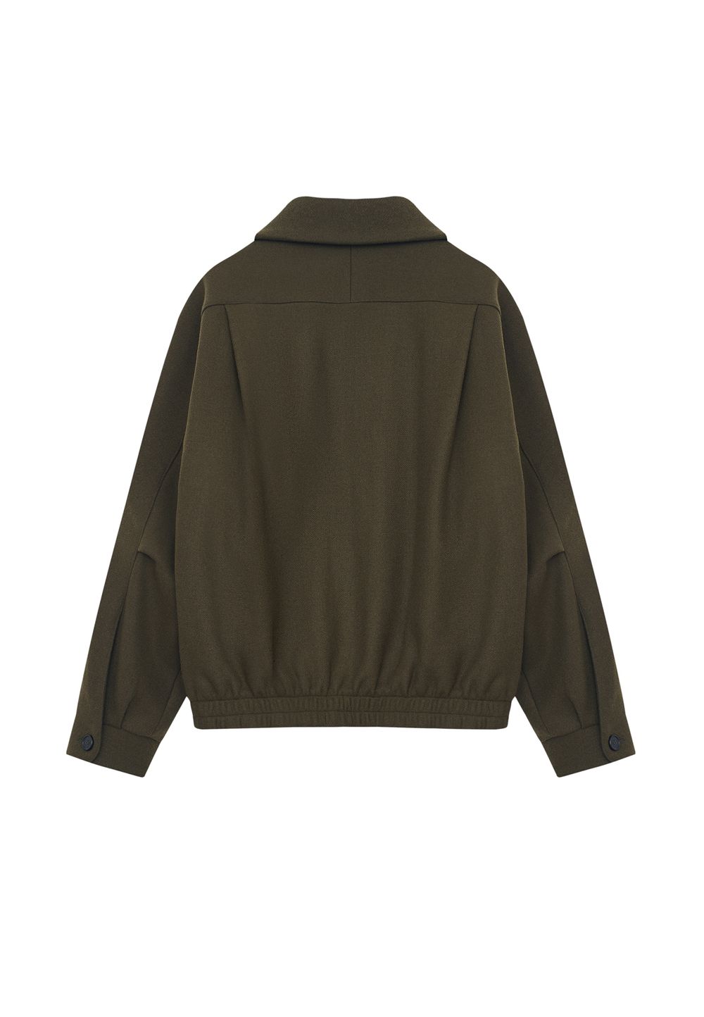 Бомбер из шерсти Khaki Wool Motor JACKET