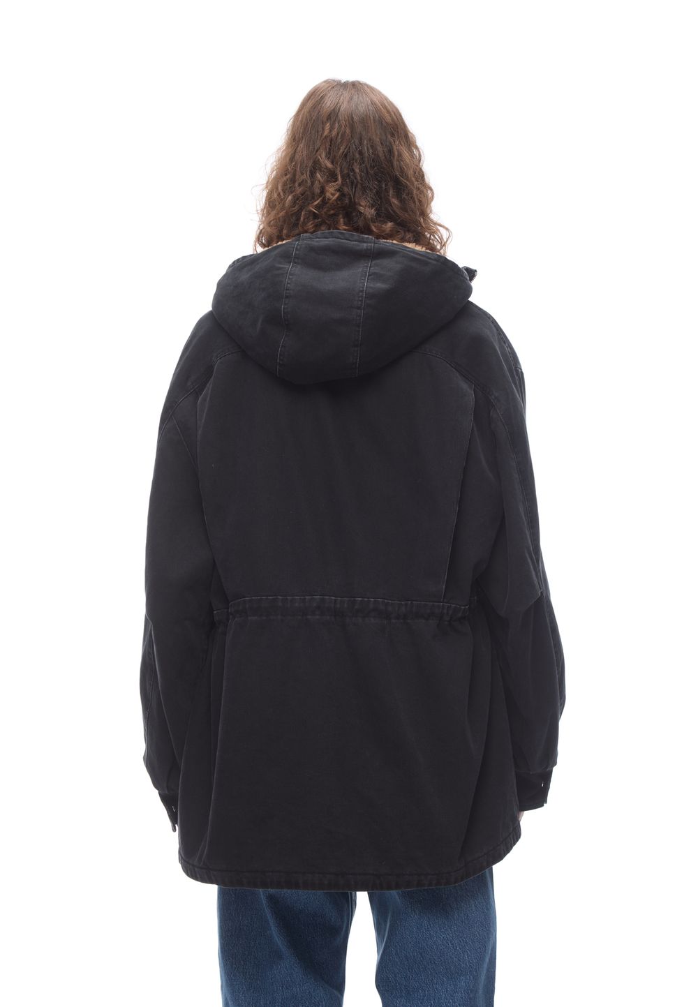 Парка из денима Carbon Cotton Denim Parka