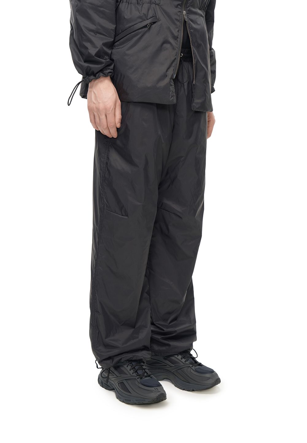 Брюки утепленные Puffer Black (Дутые чёрные)