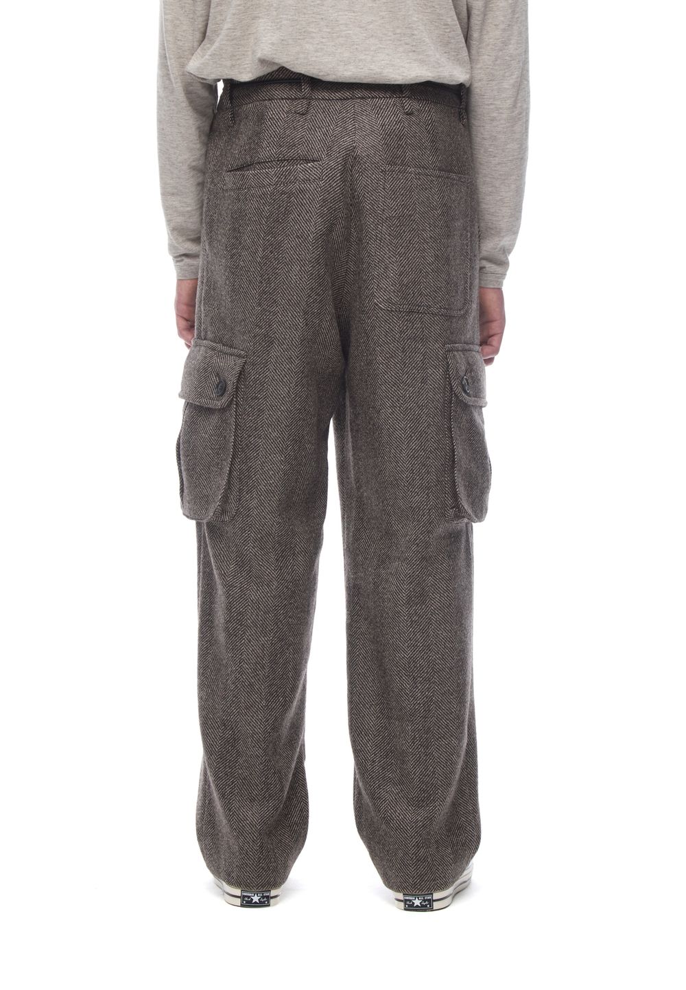 Брюки карго из шерсти Herringbone Cargo Pants
