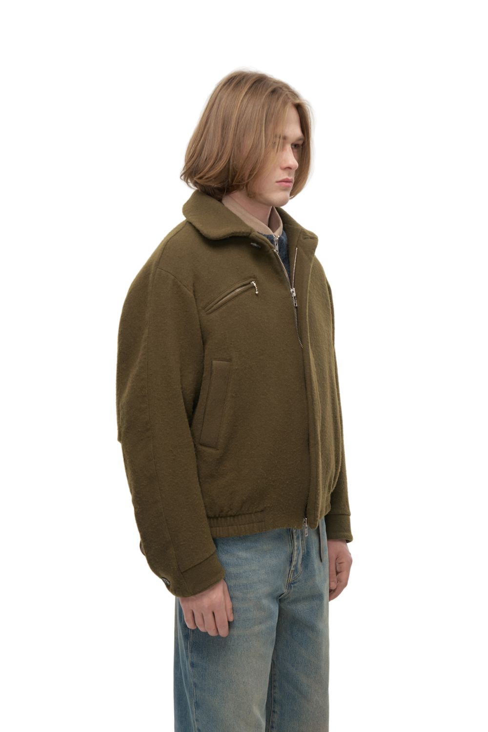 Бомбер Khaki Motor Silhouette Remix (Хаки мото-силуэт)