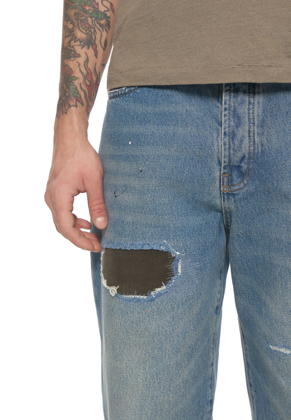 Джинсы Embroidery Dirty Jeans Atelier 3